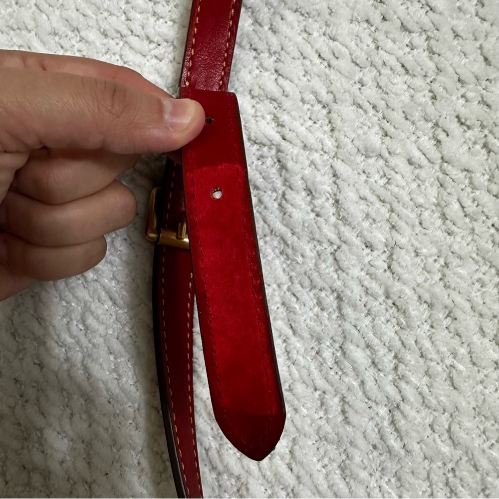 Dooney & Bourke Florentine Cameron Crossbody Red Leather - Picture 14 of 16